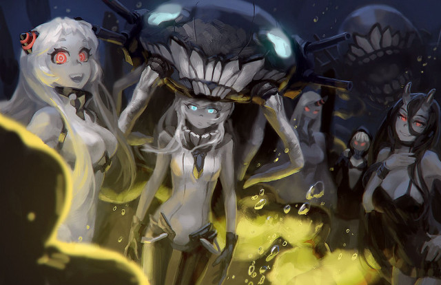 Women dark room yellow black free wallpaper - medium preview image