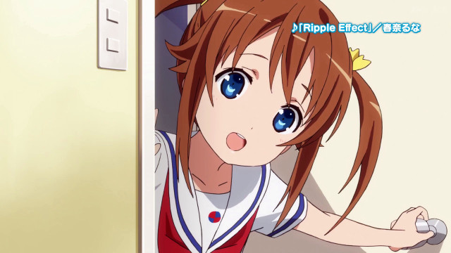 Girl blue eyes doorway surprised free wallpaper - medium preview image