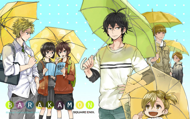 Group people umbrellas rain barak free wallpaper - medium preview image