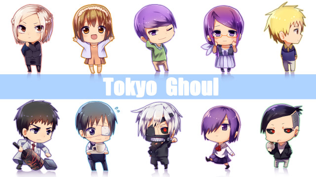Anime characters expressions group different #4 free wallpaper - medium preview image