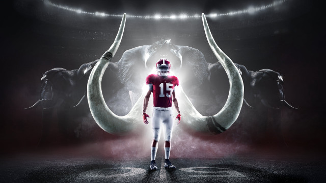 Man football uniform bull horns free wallpaper - medium preview image