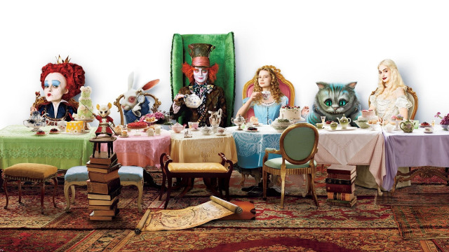 People cats table gathering statue free wallpaper - medium preview image