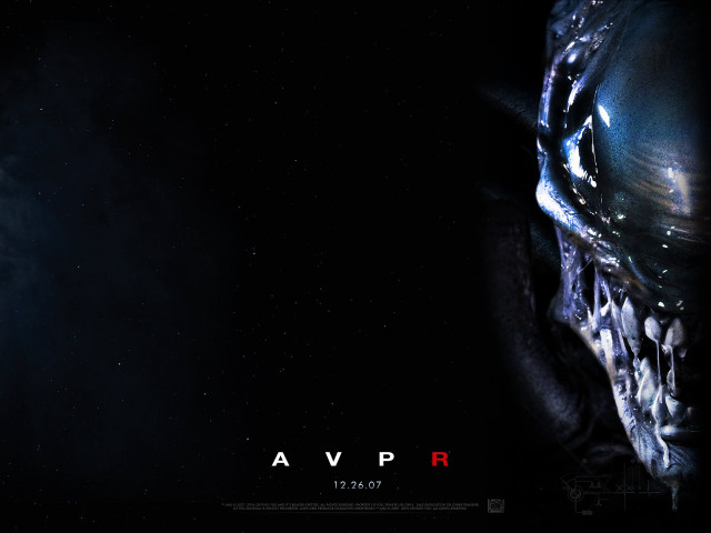 Alien head black background red free wallpaper - medium preview image
