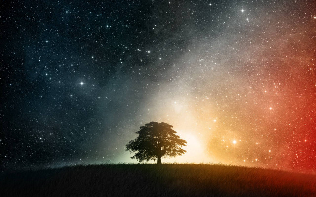 Lone tree hill night sky #4 free wallpaper - medium preview image