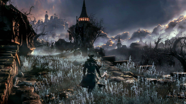 Man walking dead grass dark #2 free wallpaper - medium preview image