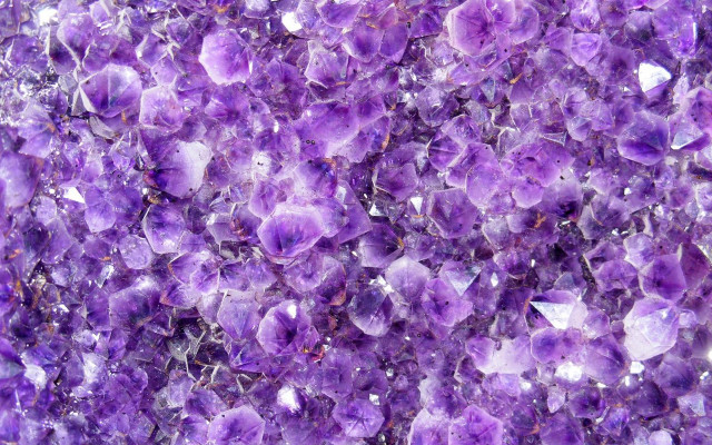 Purple crystal rock flower branch free wallpaper - medium preview image