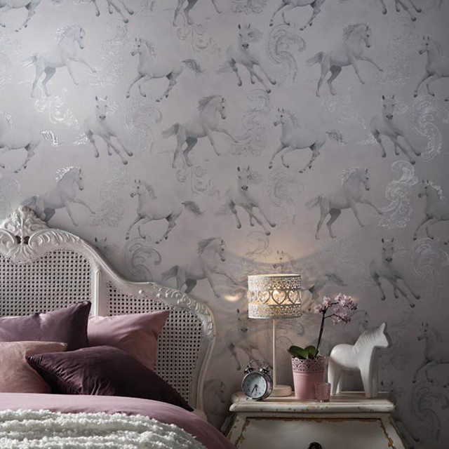 Bedroom bed nightstand lamp wallpaper free wallpaper - medium preview image
