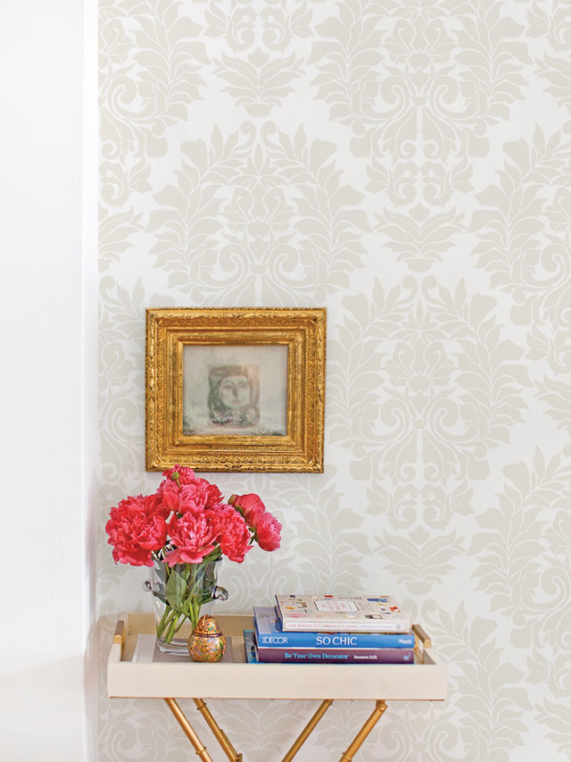 Table vase flowers books wall free wallpaper - medium preview image