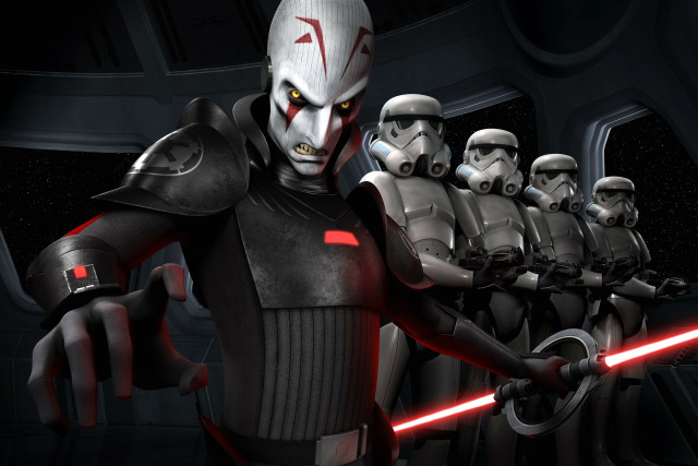 Star wars characters scene animated free wallpaper - medium preview image