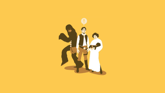 Couple yellow background balloon man free wallpaper - medium preview image