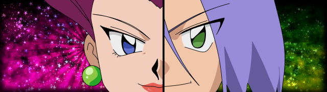 Purple hair green eyes starry free wallpaper - medium preview image