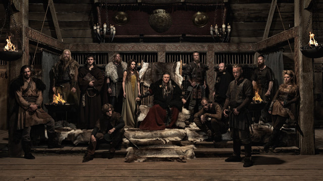 Group people room fireplace gathering free wallpaper - medium preview image