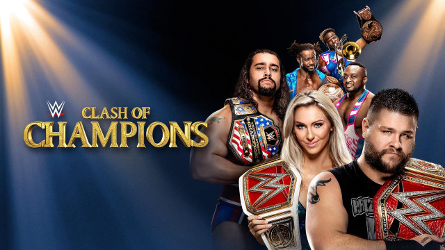 Wrestlers clash of champions stage free wallpaper - medium preview image