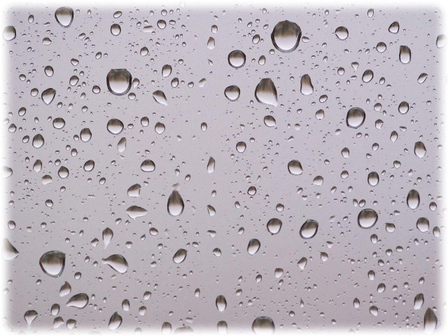 Rain covered window drops sky free wallpaper - medium preview image