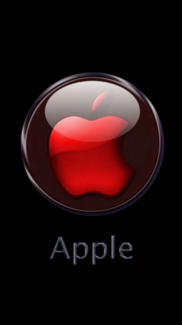 Apple logo words apple middle free wallpaper - medium preview image