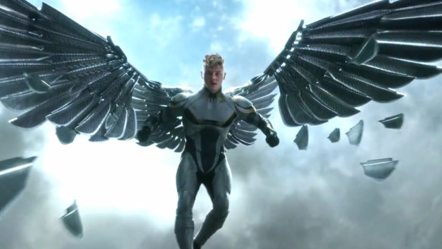 Man with wings flying sky free wallpaper - medium preview image