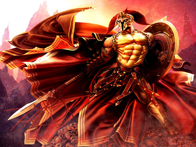 Man costume sword armor helmet free wallpaper - medium preview image