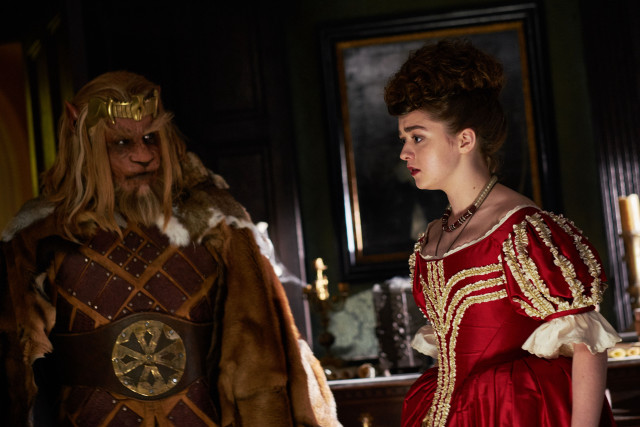 Renaissance costumes dark room fireplace free wallpaper - medium preview image