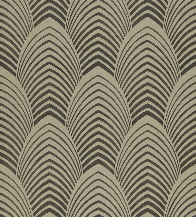 Wavy lines beige black brown free wallpaper - medium preview image