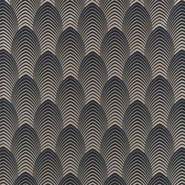 Black white wavy pattern darkblue free wallpaper - medium preview image