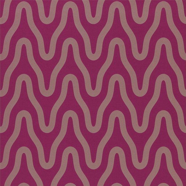Pink brown pattern wavy lines free wallpaper - medium preview image