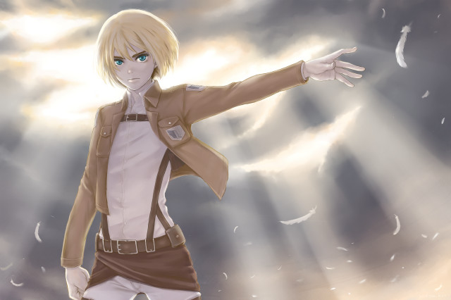 Man brown jacket white shirt free wallpaper - medium preview image