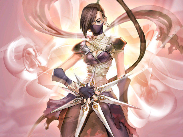 Woman sword dress design image free wallpaper - medium preview image