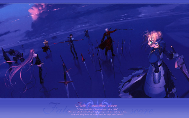 People field water swords sky free wallpaper - medium preview image