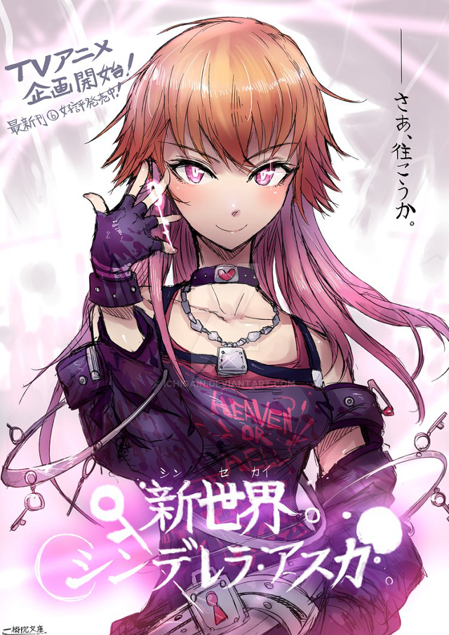 Pink haired girl purple outfit free wallpaper - medium preview image