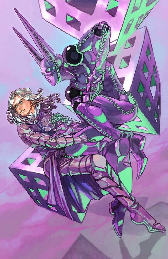 Woman purple outfit swords purple free wallpaper - medium preview image