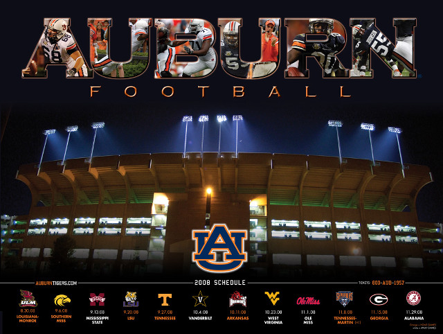 Auburn football stadium field lights free wallpaper - medium preview image