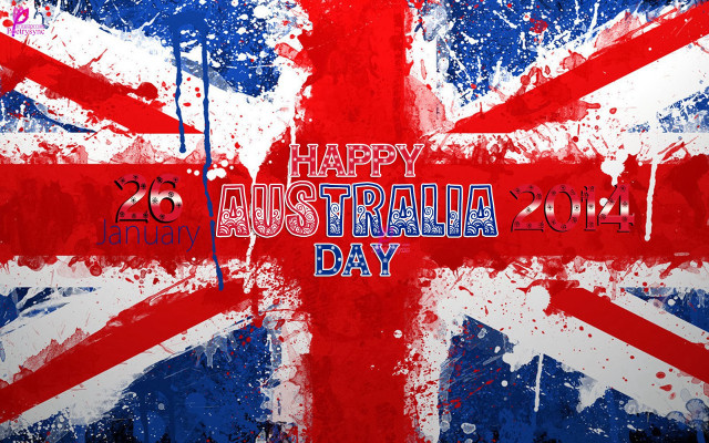 British flag happy australia day free wallpaper - medium preview image