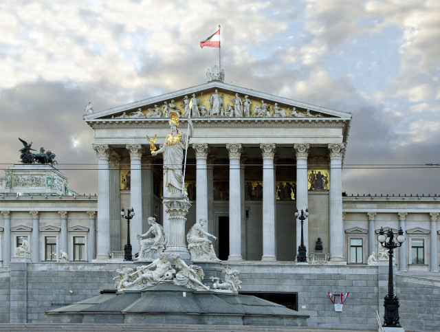 Building flag statue front top free wallpaper - medium preview image