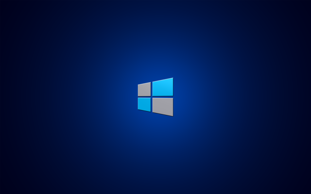 Blue wallpaper window background middle free wallpaper - medium preview image