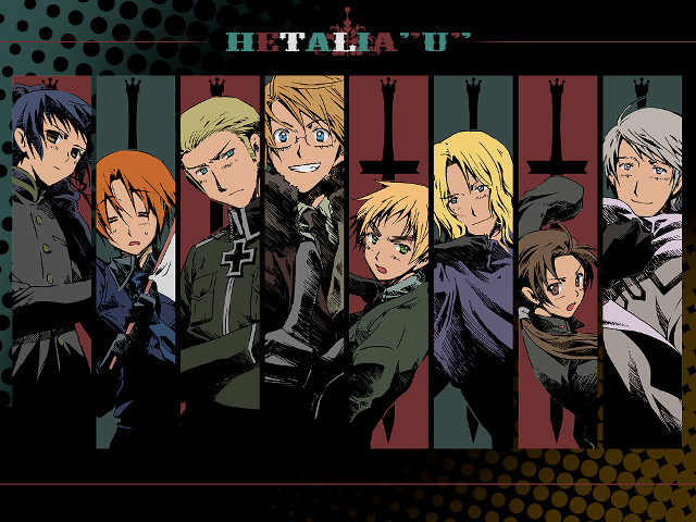 Anime characters group wall death free wallpaper for desktop - medium preview image