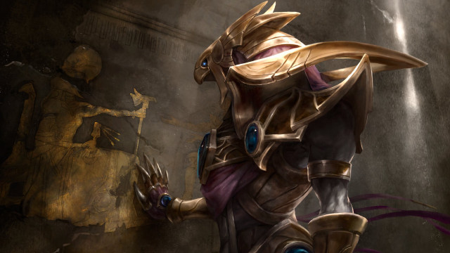 Knight sword armor demon golden free wallpaper - medium preview image
