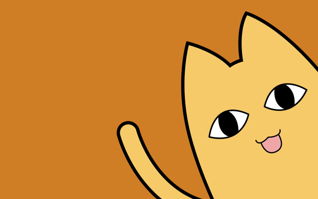 Cartoon cat funny expression funny free wallpaper - medium preview image