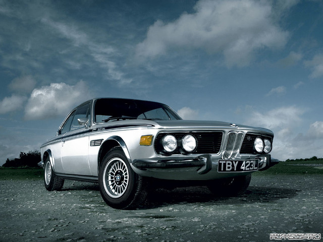 Silver car cloudy sky mountains free wallpaper - medium preview image
