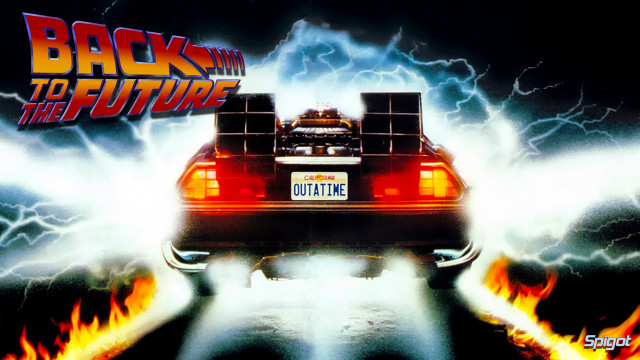 Back to the future flaming free wallpaper - medium preview image