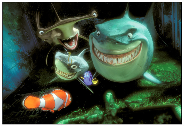 Shark cartoon animals cave fish free wallpaper - medium preview image