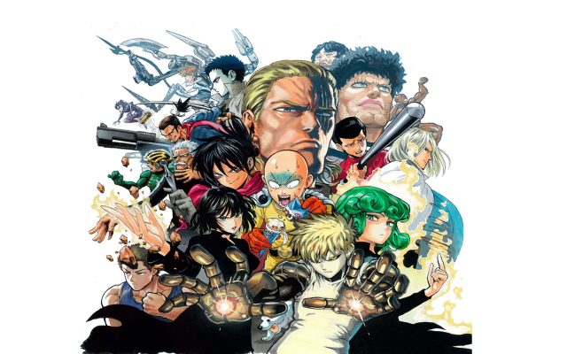 Anime characters guns action group free wallpaper - medium preview image