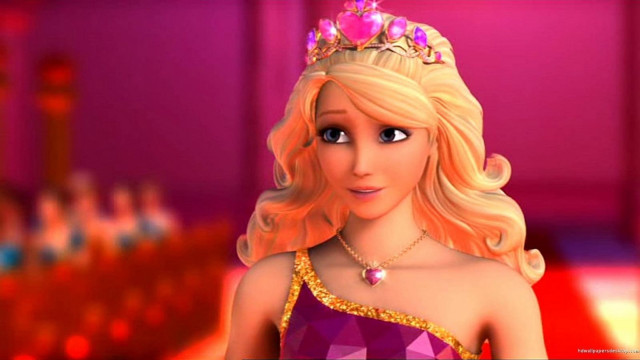 Cartoon character tiara dress flowers free wallpaper for desktop - medium preview image