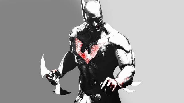 Batman character knife mask heart free wallpaper - medium preview image