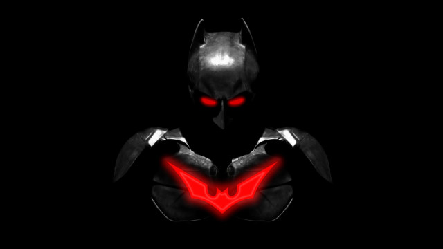 Dark batman red eyes black free wallpaper - medium preview image