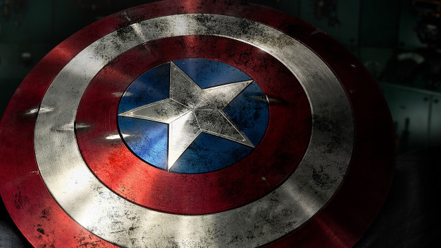 Captain america shield star center free wallpaper - medium preview image