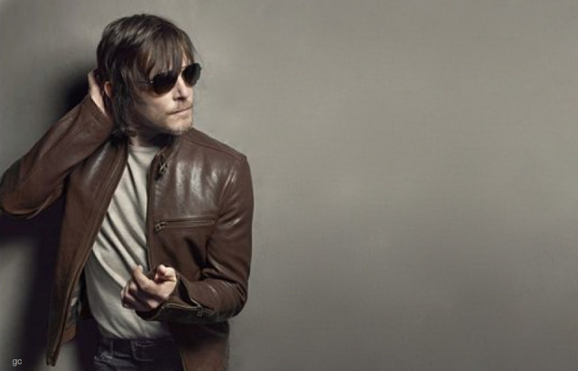Man brownjacket sunglasses leaning wall free wallpaper - medium preview image