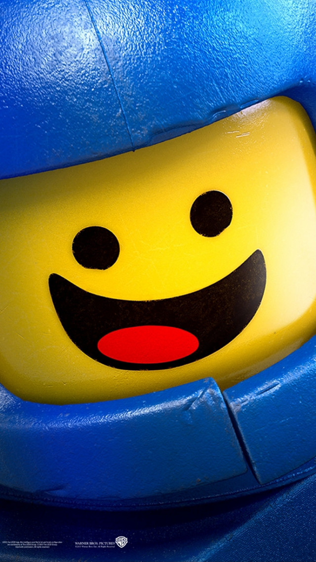 Lego character blue helmet yellow free wallpaper - medium preview image