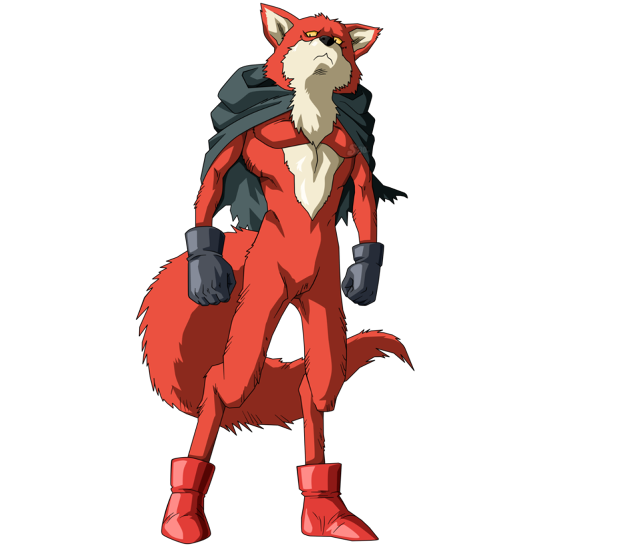 Red fox fullbody cape gloves free wallpaper - medium preview image