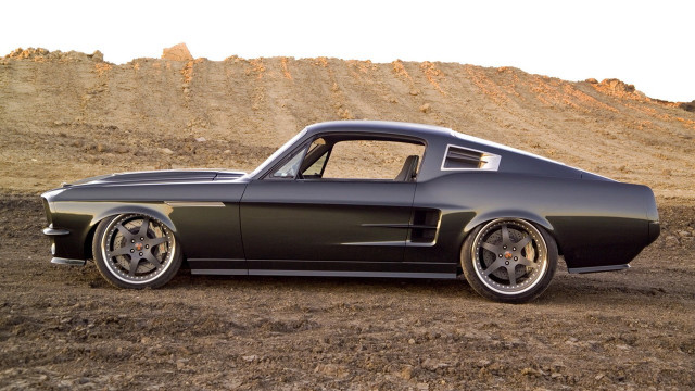 Black car dirt field hill free wallpaper - medium preview image