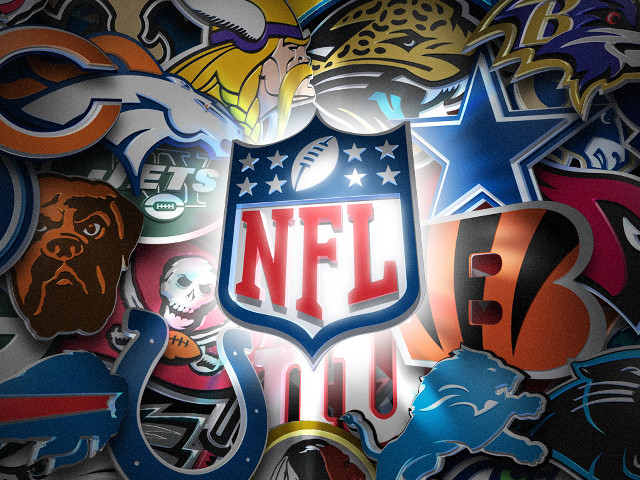 Nfl logos wall light up free wallpaper - medium preview image